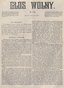 Głos Wolny. 1867, nr 154