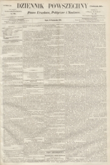 Dziennik Powszechny : Pismo Urzędowe, Polityczne i Naukowe. 1862, nr 246 (31 października)