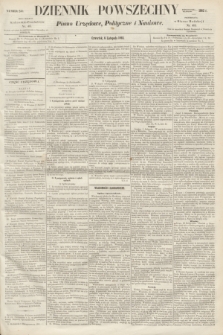 Dziennik Powszechny : Pismo Urzędowe, Polityczne i Naukowe. 1862, nr 250 (6 listopada)