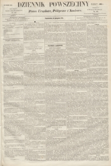 Dziennik Powszechny : Pismo Urzędowe, Polityczne i Naukowe. 1862, nr 253 (10 listopada)
