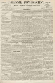 Dziennik Powszechny : Pismo Urzędowe, Polityczne i Naukowe. 1862, nr 267 (26 listopada)