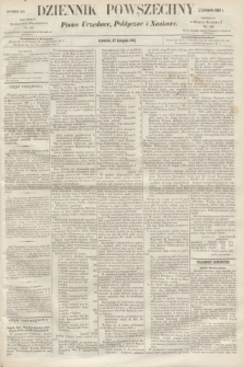 Dziennik Powszechny : Pismo Urzędowe, Polityczne i Naukowe. 1862, nr 268 (27 listopada)