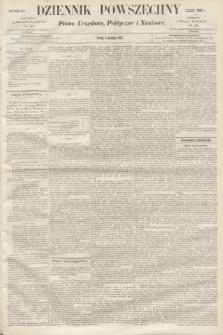 Dziennik Powszechny : Pismo Urzędowe, Polityczne i Naukowe. 1862, nr 273 (3 grudnia)