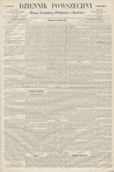 Dziennik Powszechny : Pismo Urzędowe, Polityczne i Naukowe. 1862, nr 292 (29 grudnia)