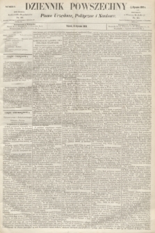 Dziennik Powszechny : Pismo Urzędowe, Polityczne i Naukowe. 1863, nr 9 (13 stycznia)