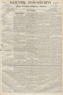 Dziennik Powszechny : Pismo Urzędowe, Polityczne i Naukowe. 1863, nr 13 (17 stycznia)