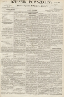 Dziennik Powszechny : Pismo Urzędowe, Polityczne i Naukowe. 1863, nr 31 (9 lutego)