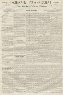 Dziennik Powszechny : Pismo Urzędowe, Polityczne i Naukowe. 1863, nr 43 (23 lutego)