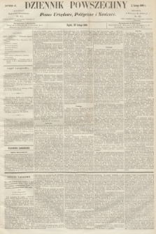 Dziennik Powszechny : Pismo Urzędowe, Polityczne i Naukowe. 1863, numer 47 (27 lutego)