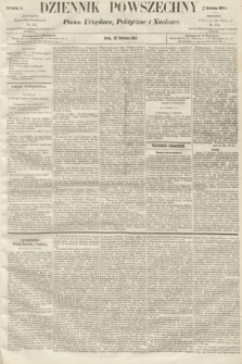 Dziennik Powszechny : Pismo Urzędowe, Polityczne i Naukowe. 1863, nr 91 (22 kwietnia)