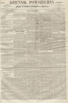 Dziennik Powszechny : Pismo Urzędowe, Polityczne i Naukowe. 1863, nr 92 (23 kwietnia)