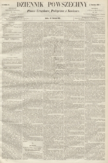 Dziennik Powszechny : Pismo Urzędowe, Polityczne i Naukowe. 1863, nr 94 (25 kwietnia)