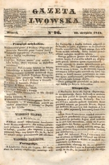 Gazeta Lwowska. 1842, nr 96