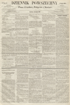 Dziennik Powszechny : Pismo Urzędowe, Polityczne i Naukowe. 1863, nr 142 (25 czerwca)
