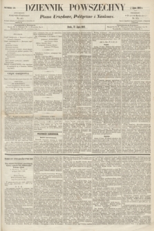 Dziennik Powszechny : Pismo Urzędowe, Polityczne i Naukowe. 1863, nr 158 (15 lipca)