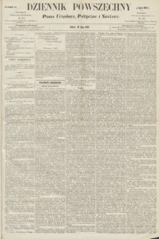 Dziennik Powszechny : Pismo Urzędowe, Polityczne i Naukowe. 1863, nr 161 (18 lipca)