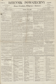 Dziennik Powszechny : Pismo Urzędowe, Polityczne i Naukowe. 1863, nr 162 (20 lipca)