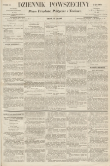 Dziennik Powszechny : Pismo Urzędowe, Polityczne i Naukowe. 1863, nr 165 (23 lipca)