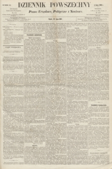 Dziennik Powszechny : Pismo Urzędowe, Polityczne i Naukowe. 1863, nr 166 (24 lipca)