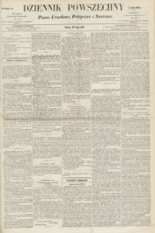 Dziennik Powszechny : Pismo Urzędowe, Polityczne i Naukowe. 1863, nr 169 (28 lipca)