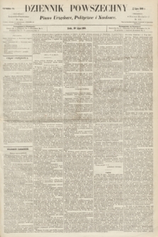 Dziennik Powszechny : Pismo Urzędowe, Polityczne i Naukowe. 1863, nr 170 (29 lipca)