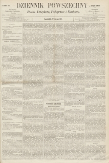 Dziennik Powszechny : Pismo Urzędowe, Polityczne i Naukowe. 1863, nr 185 (17 sierpnia)