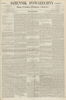 Dziennik Powszechny : Pismo Urzędowe, Polityczne i Naukowe. 1863, nr 186 (18 sierpnia)