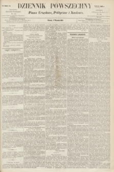 Dziennik Powszechny : Pismo Urzędowe, Polityczne i Naukowe. 1863, nr 198 (1 września)