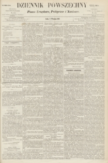 Dziennik Powszechny : Pismo Urzędowe, Polityczne i Naukowe. 1863, nr 204 (9 września)
