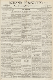 Dziennik Powszechny : Pismo Urzędowe, Polityczne i Naukowe. 1863, nr 205 (10 września)