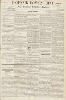 Dziennik Powszechny : Pismo Urzędowe, Polityczne i Naukowe. 1863, nr 213 (19 września)