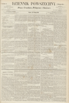 Dziennik Powszechny : Pismo Urzędowe, Polityczne i Naukowe. 1863, nr 215 (22 września)