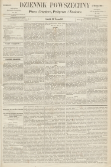 Dziennik Powszechny : Pismo Urzędowe, Polityczne i Naukowe. 1863, nr 217 (24 września)