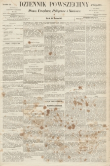 Dziennik Powszechny : Pismo Urzędowe, Polityczne i Naukowe. 1863, nr 221 (29 września)