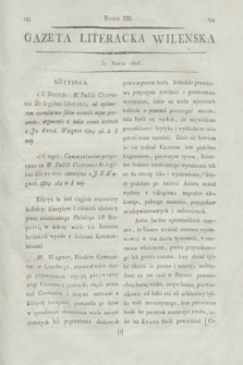 Gazeta Literacka Wilenska. [R.1], [Cz.1], nr 13 (31 marca 1806)