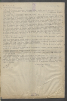Komunikat Informacyjny OK RMP - WRN. 1943 (15 stycznia)