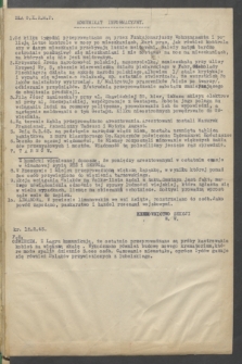 Komunikat Informacyjny OK RMP - WRN. 1943 (12 lutego)