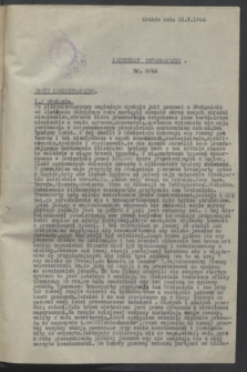 Komunikat Informacyjny OK RMP - WRN. 1944, nr 9 (31 maja)