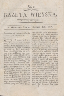 Gazeta Wieyska. 1817, Ner 2 (10 stycznia)