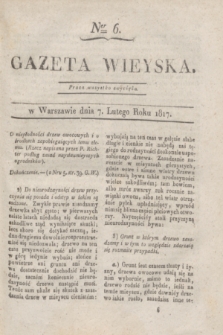 Gazeta Wieyska. 1817, Ner 6 (7 lutego)