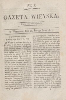 Gazeta Wieyska. 1817, Ner 8 (21 lutego)