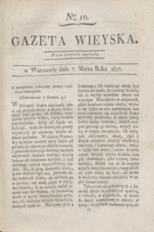 Gazeta Wieyska. 1817, Ner 10 (7 marca)