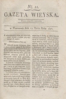 Gazeta Wieyska. 1817, Ner 11 (14 marca)