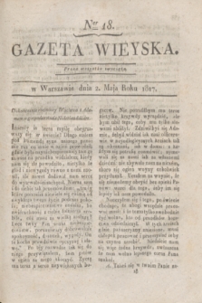 Gazeta Wieyska. 1817, Ner 18 (2 maja)