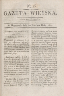 Gazeta Wieyska. 1817, Ner 25 (20 czerwca)