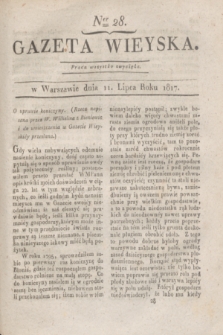 Gazeta Wieyska. 1817, Ner 28 (11 lipca)