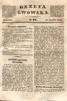 Gazeta Lwowska. 1842, nr 97