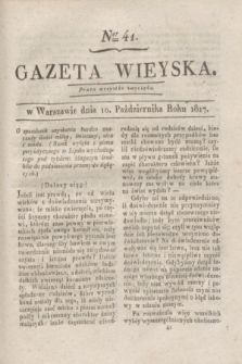 Gazeta Wieyska. 1817, Ner 41 (10 października)