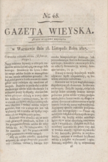 Gazeta Wieyska. 1817, Ner 48 (28 listopada)