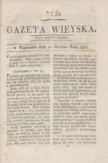 Gazeta Wieyska. 1817, Ner 50 (12 grudnia)